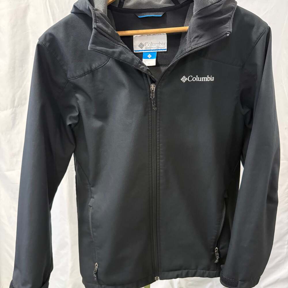 Columbia Full Zip Black Softshell Jacket